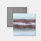 DNA-streng in een capsule Magneet (Voorkant / Achterkant)