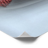 DNA-streng in een capsule Poster (Hoek)