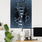 DNA-streng Poster (Thuiskantoor)
