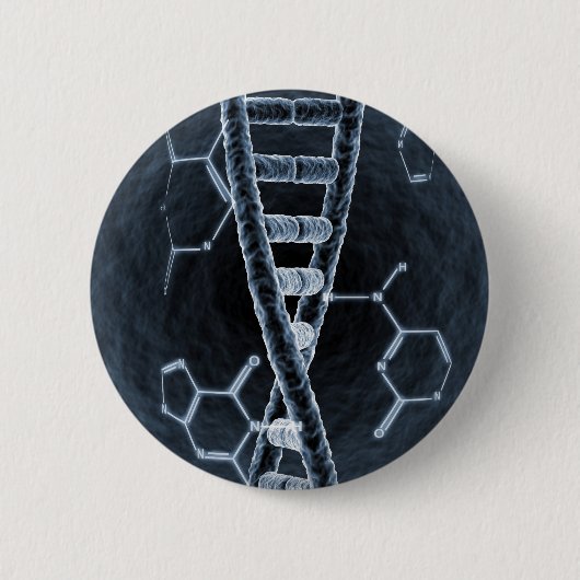 DNA-streng Ronde Button 5,7 Cm (Voorkant)
