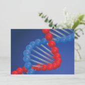 DNA-streng uitnodigingen (Staand voorkant)