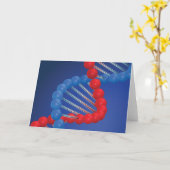 DNA-streng Wenskaarten Kaart (Gele Bloem)