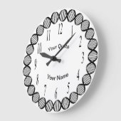 DNA-strengen met verticale standaardnummers Grote Klok (Hoek)