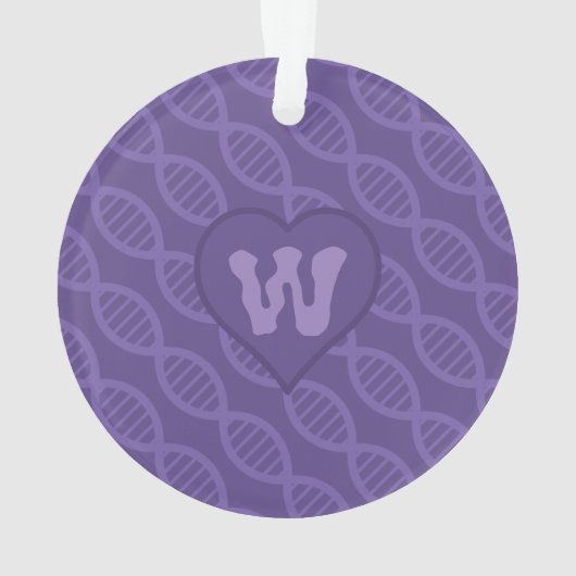 DNA Stripes Acryl Ornament (achterkant)