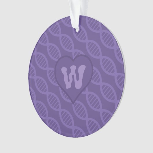 DNA Stripes Acryl Ornament (voorkant)