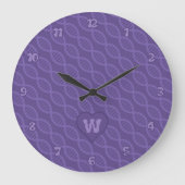 DNA Stripes Clock Grote Klok (Voorkant)