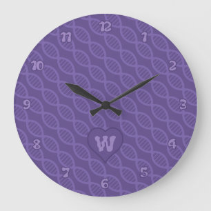 DNA Stripes Clock Grote Klok
