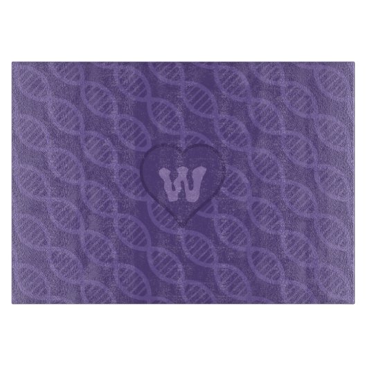 DNA Stripes Glas Snijplank (Voorkant)