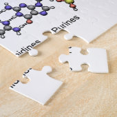 DNA-structuur Deoxyribonucleïnezuur basendiagram Legpuzzel (Zijkant)