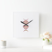 DNA-symbool wandklok (Huis)