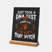DNA-test heks Halloween pompoen spinnenweb Acryl Bord (Hoek)
