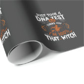 DNA-test heks Halloween pompoen spinnenweb Cadeaupapier (Rol Hoek)
