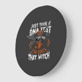 DNA-test heks Halloween pompoen spinnenweb Grote Klok (Hoek)