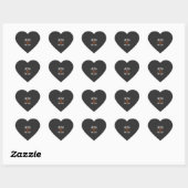 DNA-test heks Halloween pompoen spinnenweb Hart Sticker (Vel)