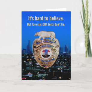 DNA-tests liegen niet! Voor Vaderdag Kaart