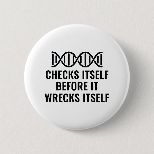 DNA-tests zelf Ronde Button 5,7 Cm (Voorkant)