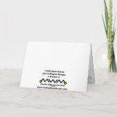 DNA-transcriptieboom vakantie katkaarten Feestdagen Kaart (Achterkant)