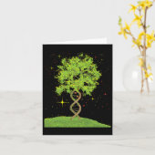 DNA Tree - Bioloog Biologie Student Science Earth Kaart (Gele Bloem)