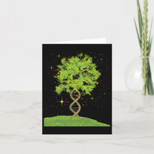 DNA Tree - Bioloog Biologie Student Science Earth Kaart
