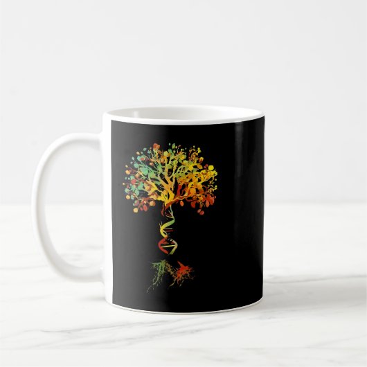 DNA Tree Life Earth Genetics Bioloog Science Koffiemok (Links)