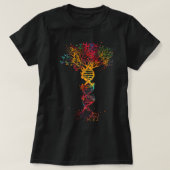 DNA Tree Life Genetics Bioloog Science Earth Day T-shirt (Design voorkant)