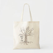DNA TREE of Levensboom Tote Bag (Voorkant)
