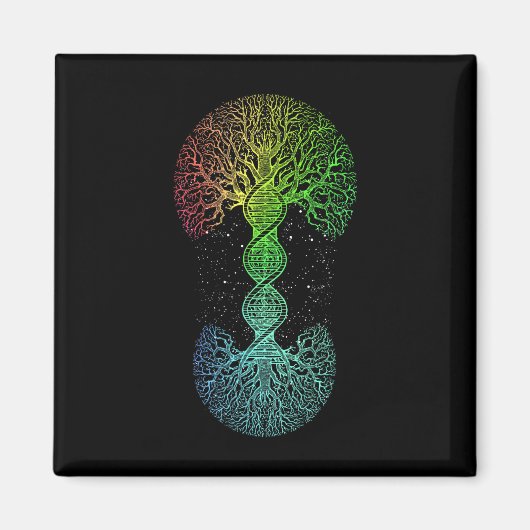Dna Tree of Life Science of Genetics Earth Day Gen Magneet (Voorkant)
