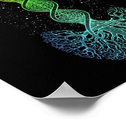 Dna Tree of Life Science of Genetics Earth Day Gen Poster (Hoek)