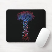 DNA Tree Root Life Genetic Funny Earth Day Awarene Muismat (Met muis)