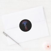DNA Tree Root Life Genetic Funny Earth Day Awarene Ronde Sticker (Envelop)