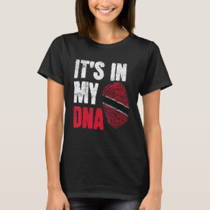DNA Trini Tobago Trinidad Flag Trinidadiaans land T-shirt
