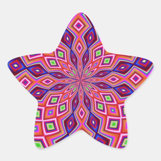 DNA Twist Star Sticker (Voorkant)