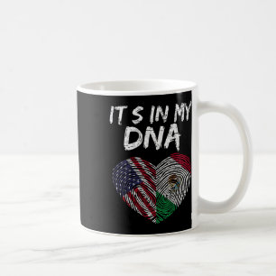 Dna Usa Vlag Amerikaanse Mexicaanse Vlag Mexico  Koffiemok
