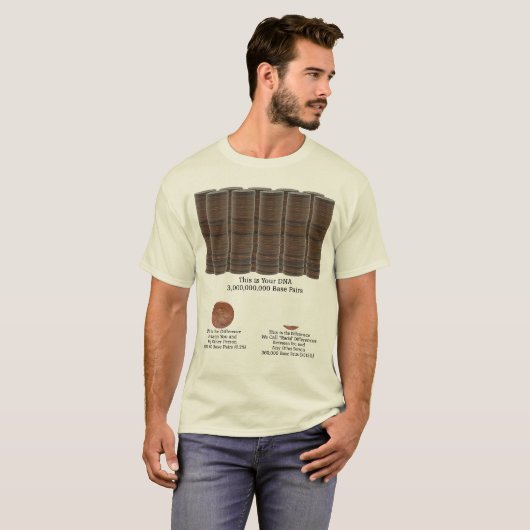 DNA van de Reizen T-shirt (Voorkant volledig)