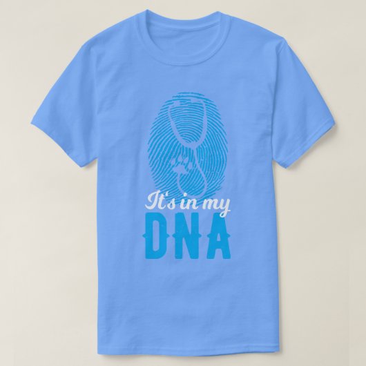 DNA van dierenarts T-shirt (Design voorkant)