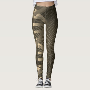 DNA-vingerafdruk ID Vintage Medische Wetenschap Leggings
