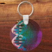DNA-vingerafdruk kunst Sleutelhanger (Voorkant)