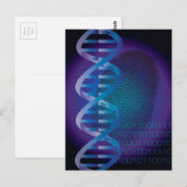 DNA-vingerafdrukwetenschap Briefkaart (Voorkant / Achterkant)