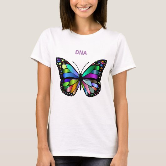 DNA-vlinder T-shirt (Voorkant)