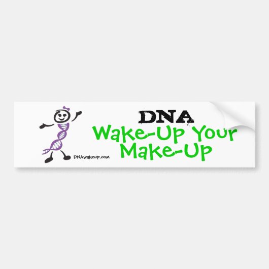 DNA Wake-up Daphne-Bumpersticker Bumpersticker (Voorkant)
