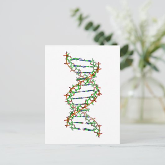 DNA - wetenschap/wetenschapper/biologie Briefkaart (Staand voorkant)