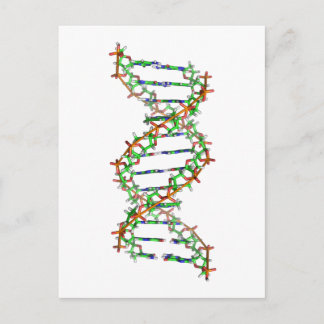 DNA - wetenschap/wetenschapper/biologie Briefkaart