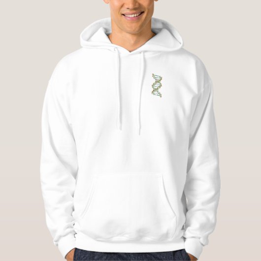 DNA - wetenschap/wetenschapper/biologie Hoodie (Voorkant)