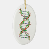 DNA - wetenschap/wetenschapper/biologie Keramisch Ornament (Rechts)