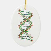 DNA - wetenschap/wetenschapper/biologie Keramisch Ornament (Voorkant)