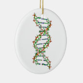 DNA - wetenschap/wetenschapper/biologie Keramisch Ornament (Rechts)