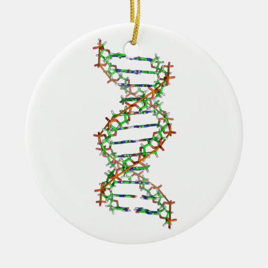 DNA - wetenschap/wetenschapper/biologie Keramisch Ornament (Voorkant)