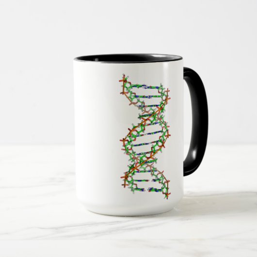 DNA - wetenschap/wetenschapper/biologie Mok (Voorkant rechts)