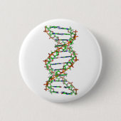 DNA - wetenschap/wetenschapper/biologie Ronde Button 5,7 Cm (Voorkant)