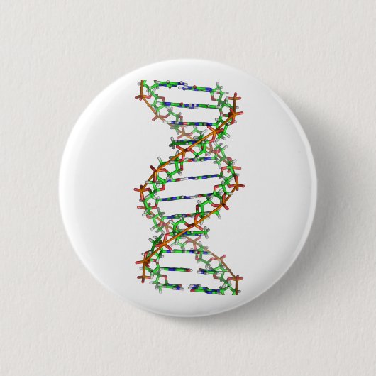 DNA - wetenschap/wetenschapper/biologie Ronde Button 5,7 Cm (Voorkant)